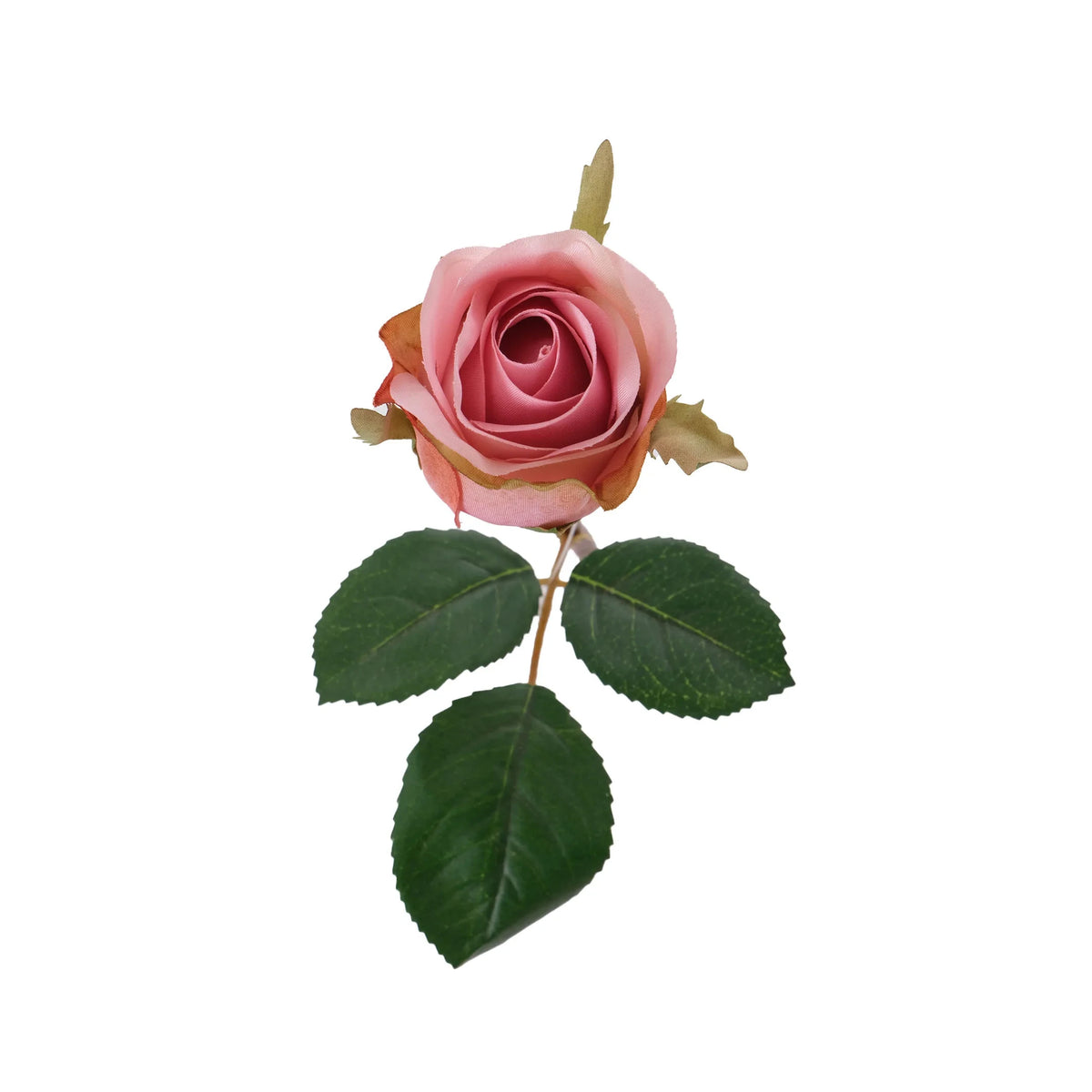 Rosa artificial en Capullo de 30 cm, color rosa