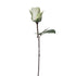 Rosa artificial en Capullo de 30 cm, color verde