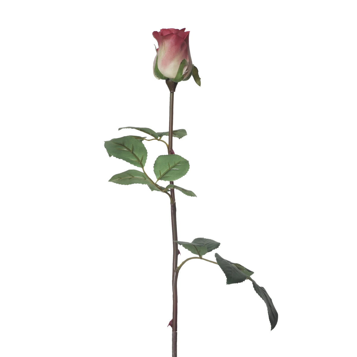Rosa artificial en Capullo de 61 cm, color malva