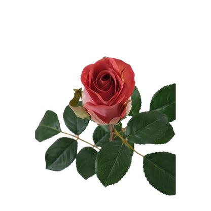 Rosa artificial en Capullo de 61 cm, color malva