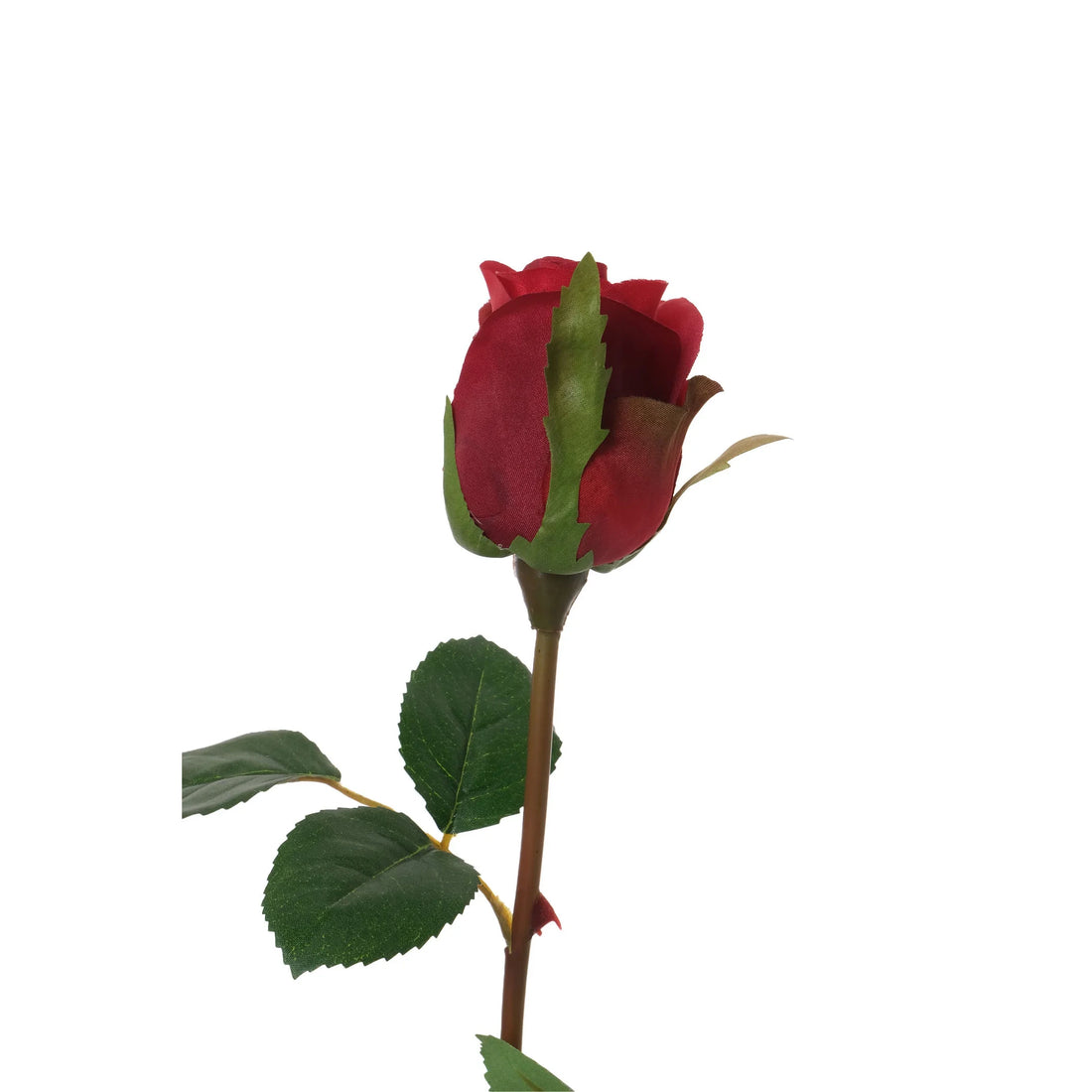 Rosa artificial en Capullo de 61 cm, color rojo