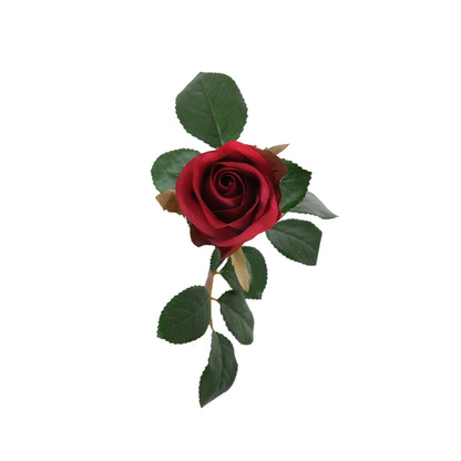 Rosa artificial en Capullo de 61 cm, color rojo