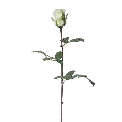 Rosa artificial en Capullo de 61 cm, color verde