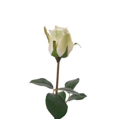 Rosa artificial en Capullo de 61 cm, color verde