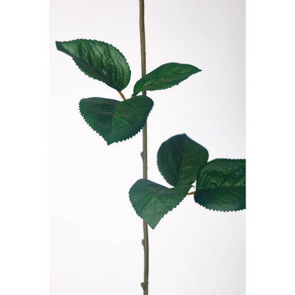 Rosa artificial Mediana de 69 cm, color blanco