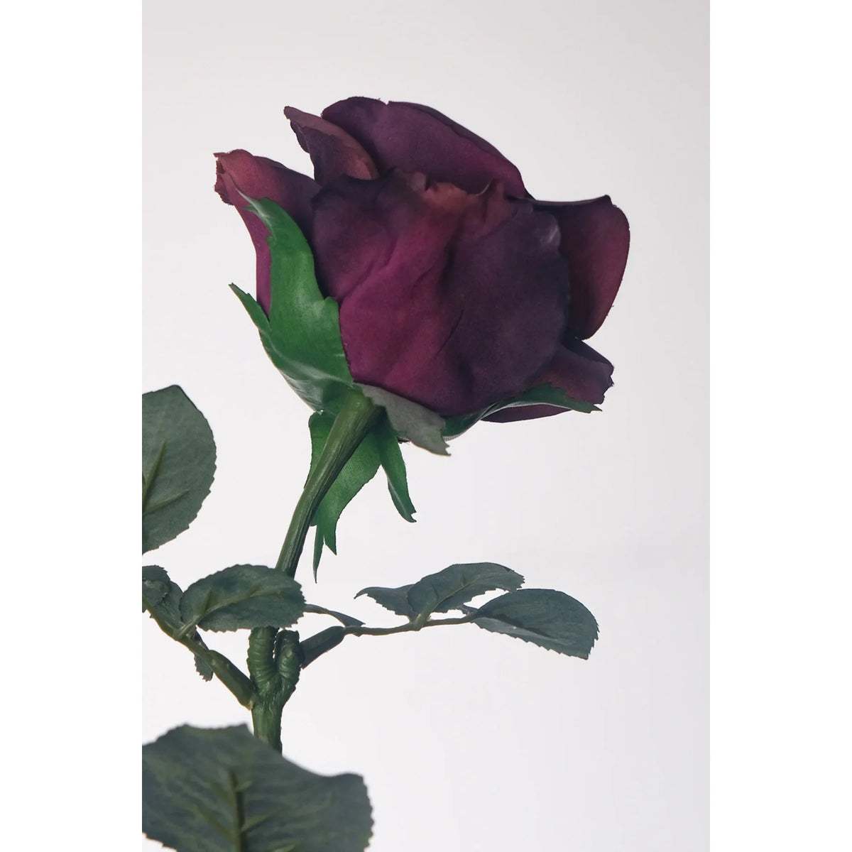 Rosa artificial Pequeña de 73 cm, color lila