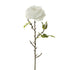 Rosa de Jardín artificial Mediana de 66 cm, color blanco