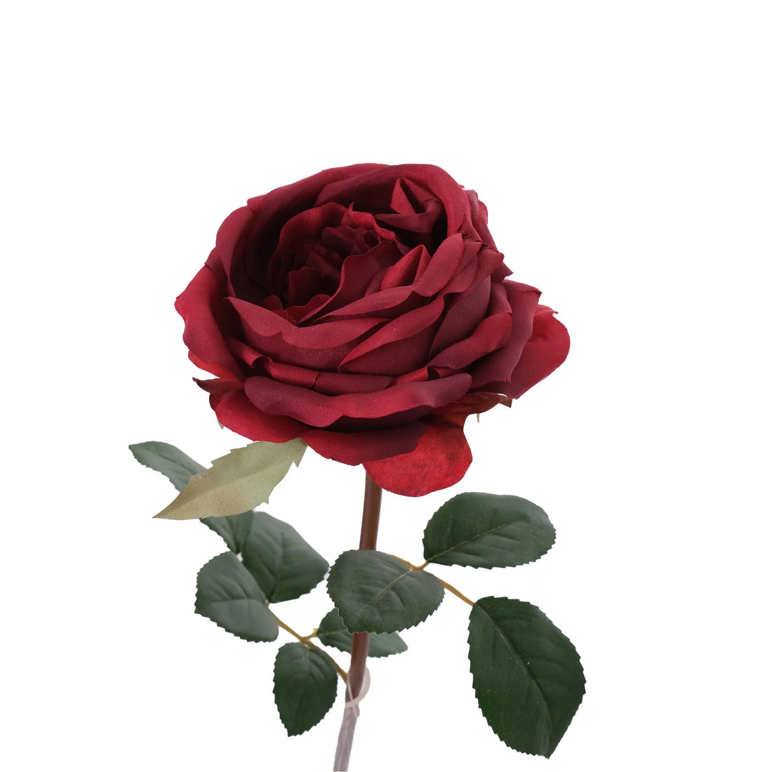 Rosa Inglesa artificial de 45 cm, color rojo