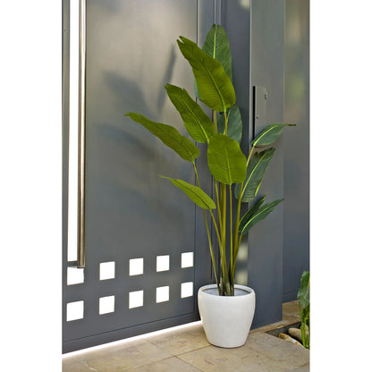Strelitzia artificial de 225 cm, color verde