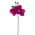 Tallo de Orquídea artificial de 35 cm, color fucsia