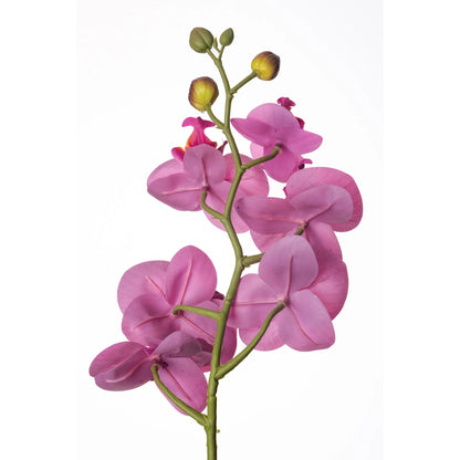 Tallo de Orquídea artificial de 60 cm, color fucsia
