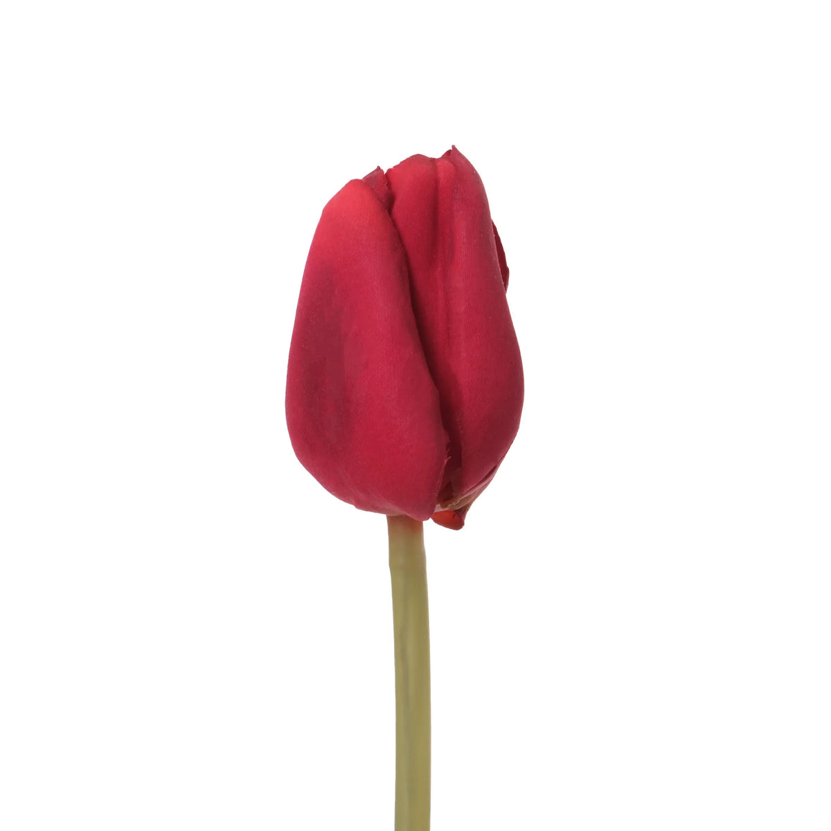 Tulipán artificial de 43 cm, color rojo