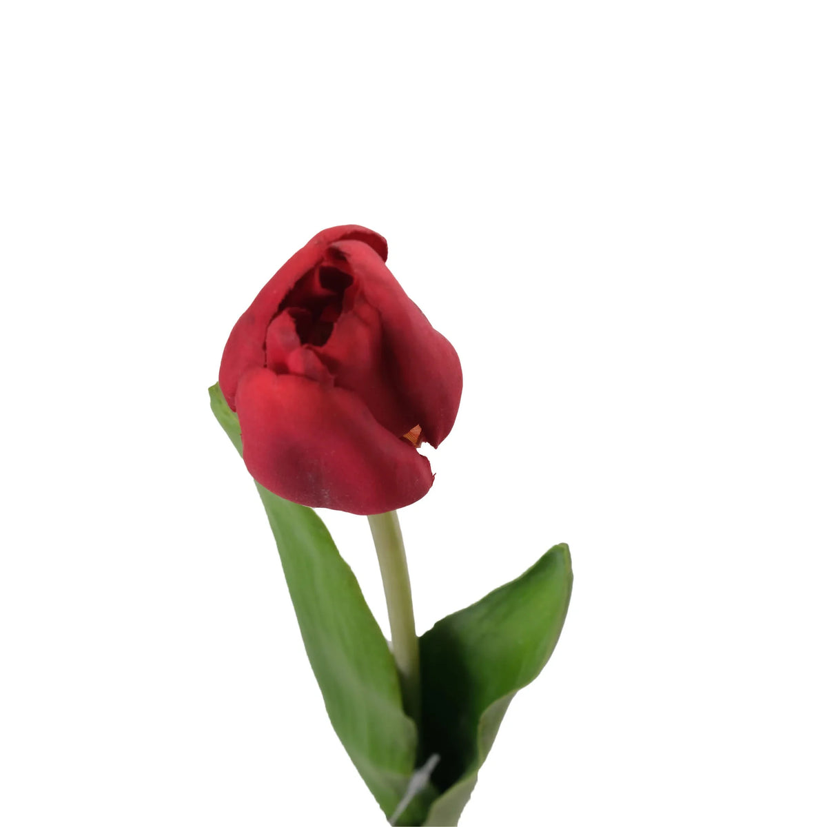 Tulipán artificial de 43 cm, color rojo