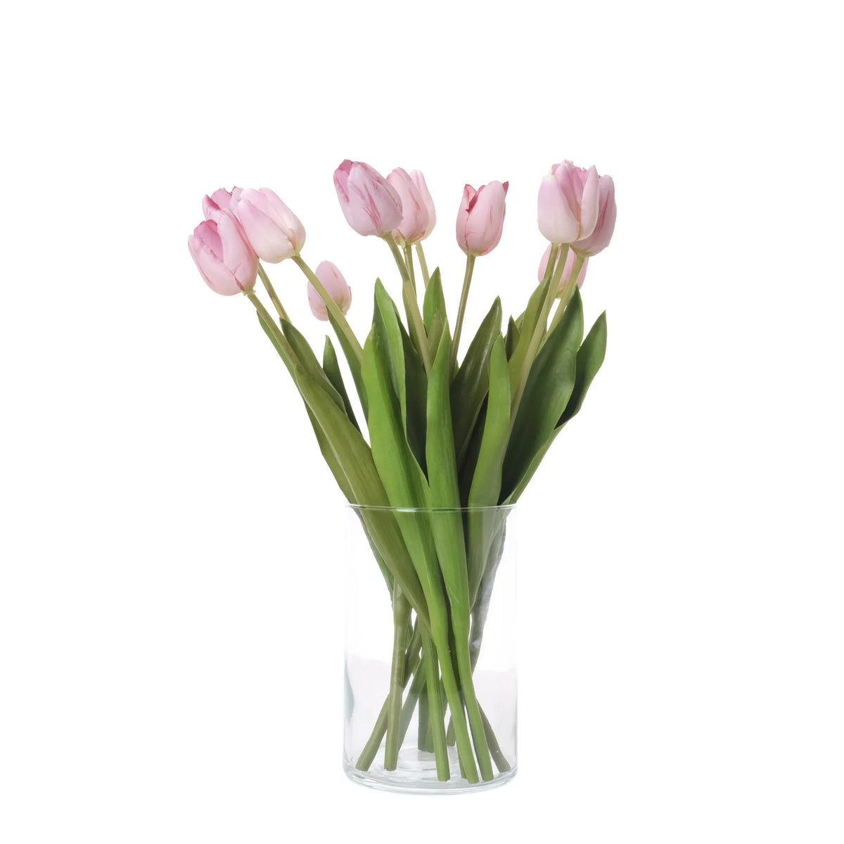 Tulipán artificial de 43 cm, color rosa