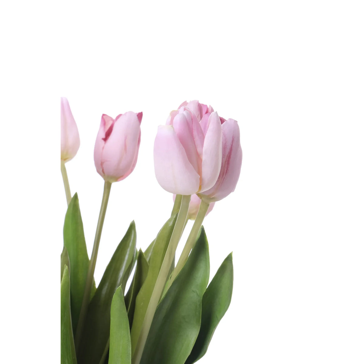 Tulipán artificial de 43 cm, color rosa