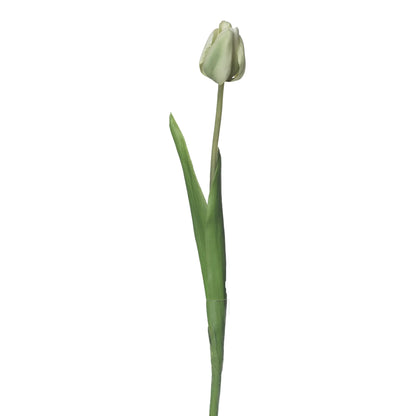 Tulipán artificial de 43 cm, color verde