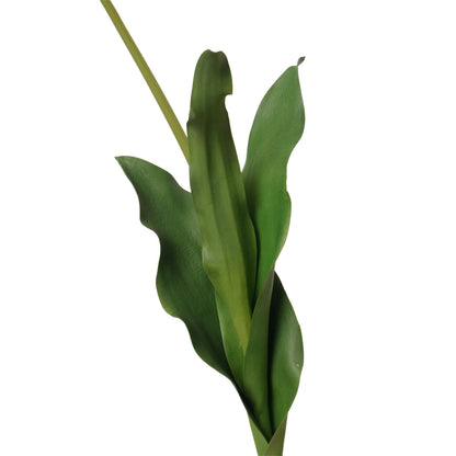 Tulipán Parrot artificial Abierto de 75 cm, color amarillo