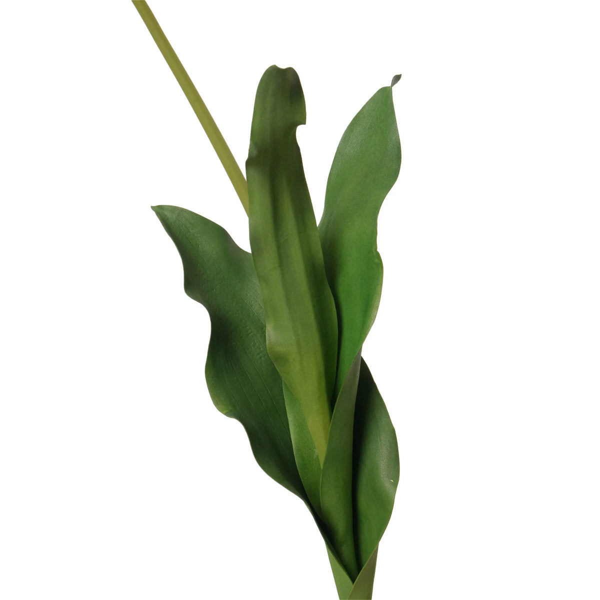 Tulipán Parrot artificial Abierto de 75 cm, color rojo