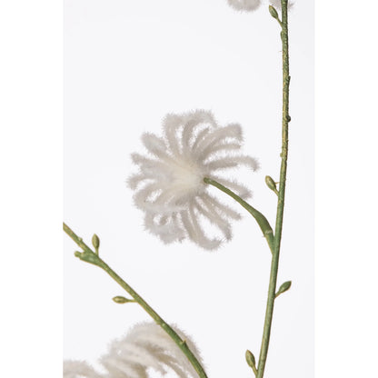 Vara artificial de 63 cm, color blanco