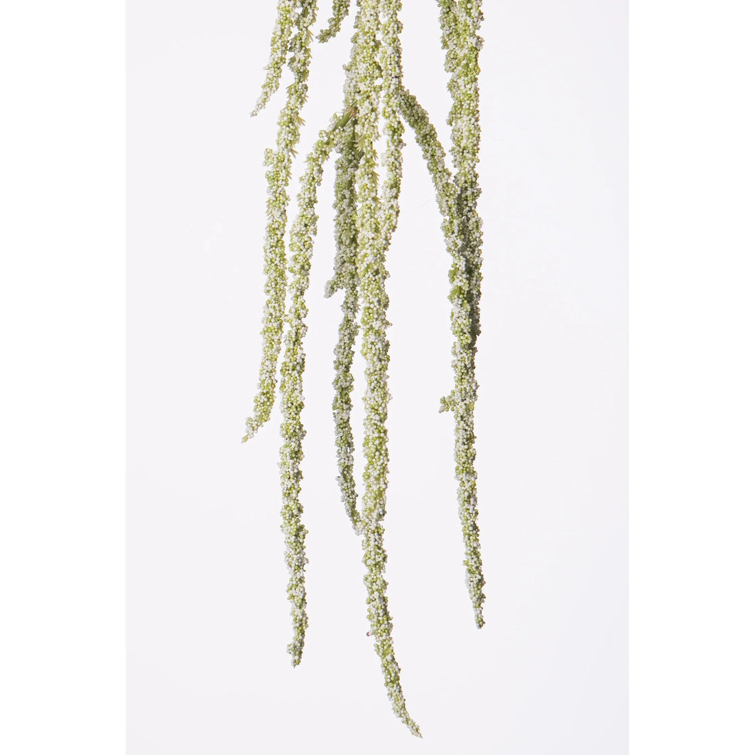Vara de Amaranthus artificial Colgante de 106 cm, color blanco