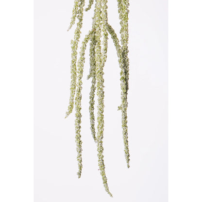 Vara de Amaranthus artificial Colgante de 106 cm, color blanco