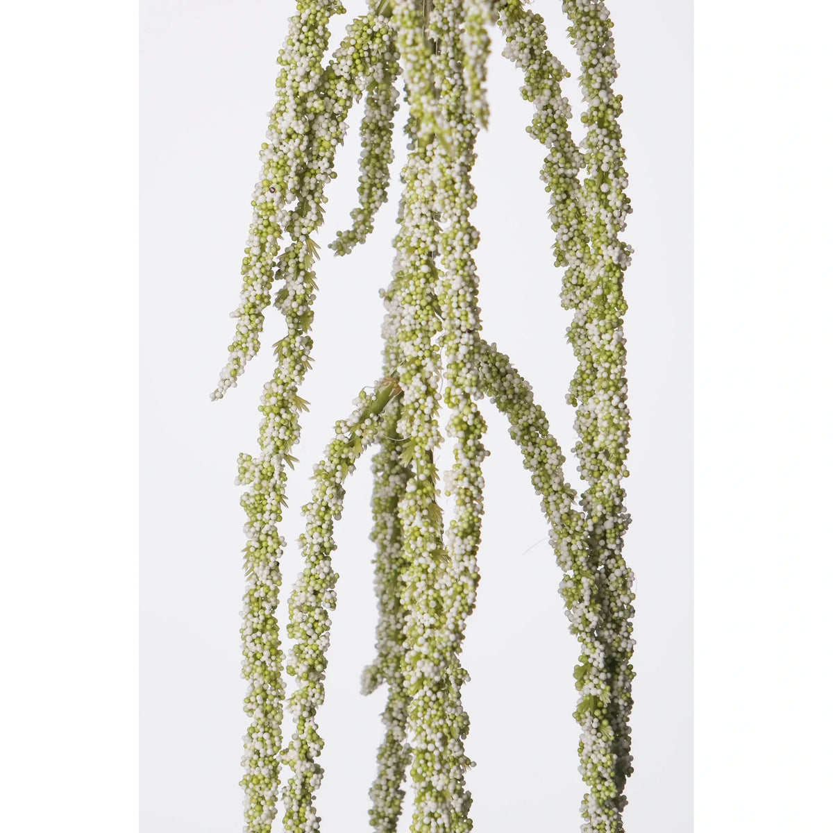 Vara de Amaranthus artificial Colgante de 106 cm, color blanco