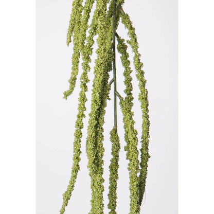 Vara de Amaranthus artificial Colgante de 106 cm, color verde