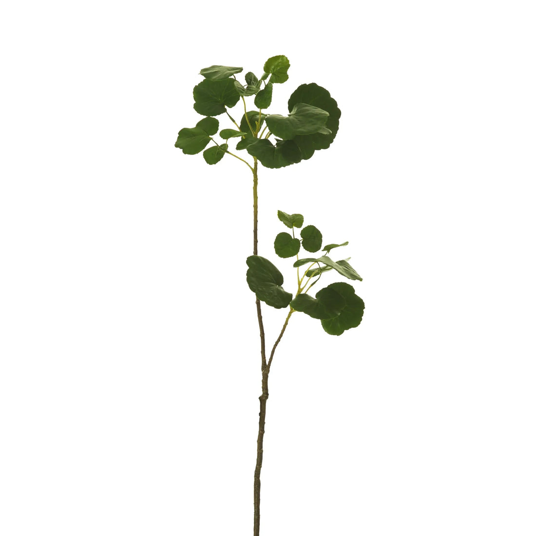 Vara de Begonia artificial de 110 cm, color verde