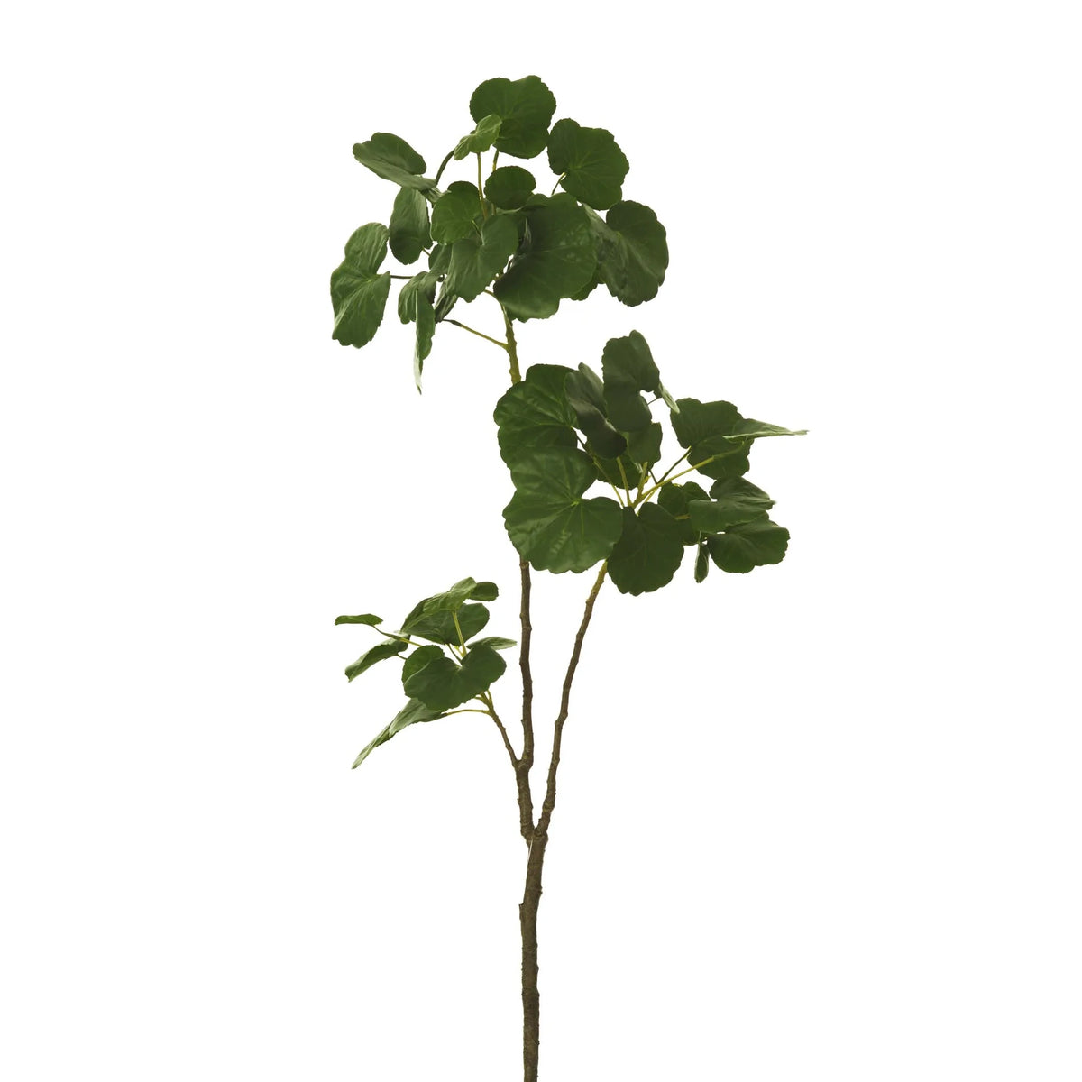 Vara de Begonia artificial de 117 cm, color verde