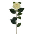 Vara de Camelia artificial de 67 cm, color blanco