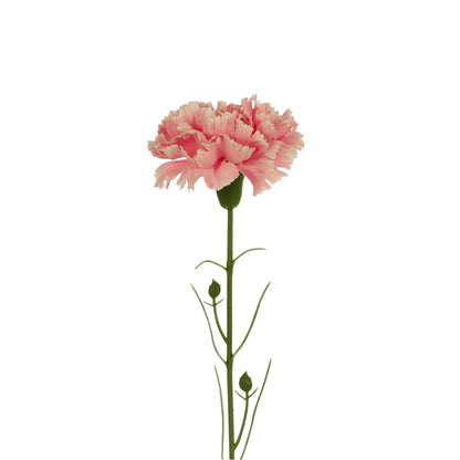 Vara de Clavel artificial de 48 cm, color rosa