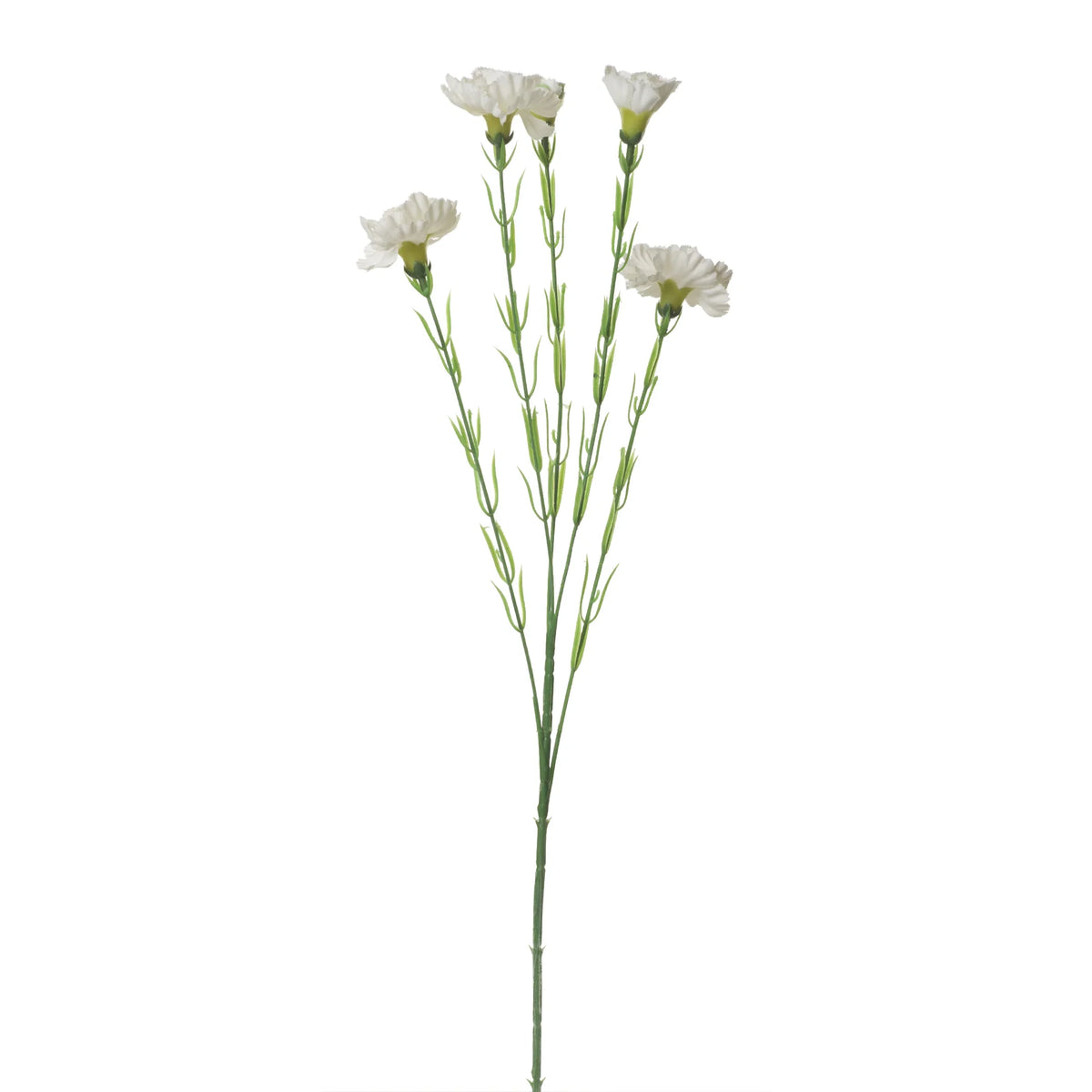 Vara de Clavelina artificial de 60 cm, color blanco