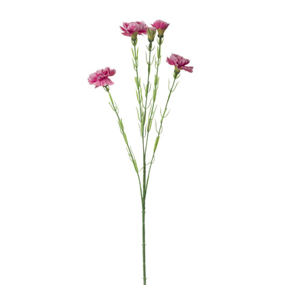 Vara de Clavelina artificial de 60 cm, color rosa
