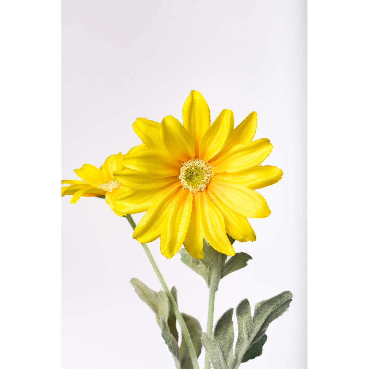 Vara de Margarita artificial de 37 cm, color amarillo