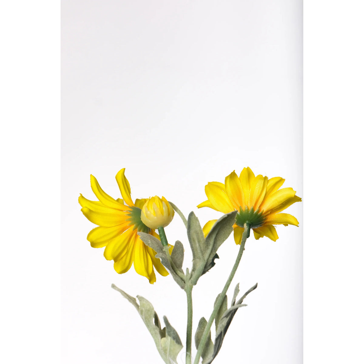 Vara de Margarita artificial de 37 cm, color amarillo