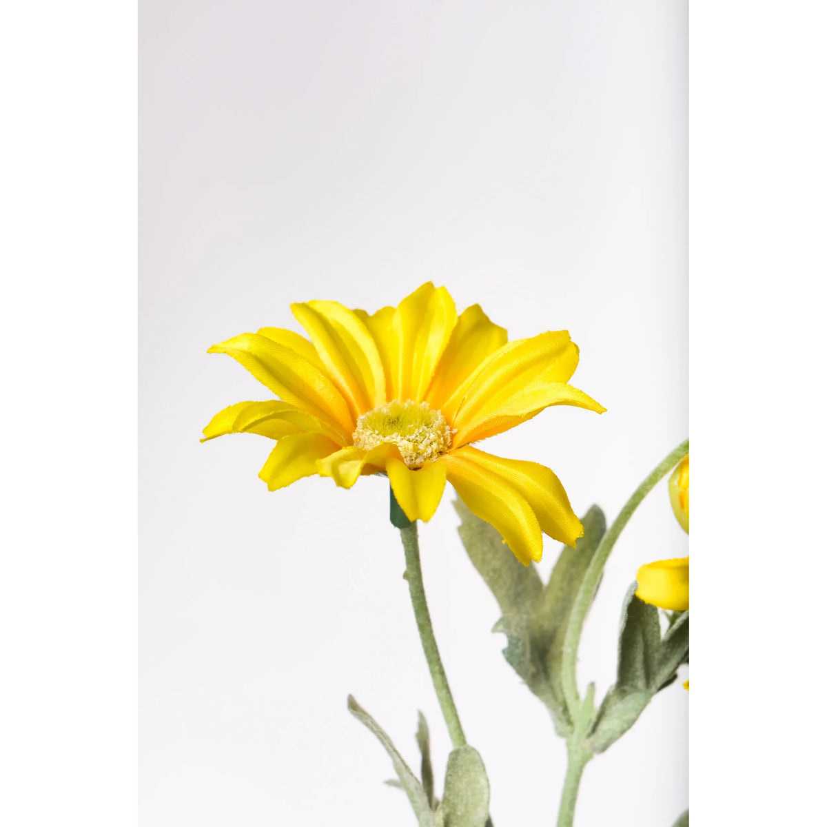 Vara de Margarita artificial de 37 cm, color amarillo