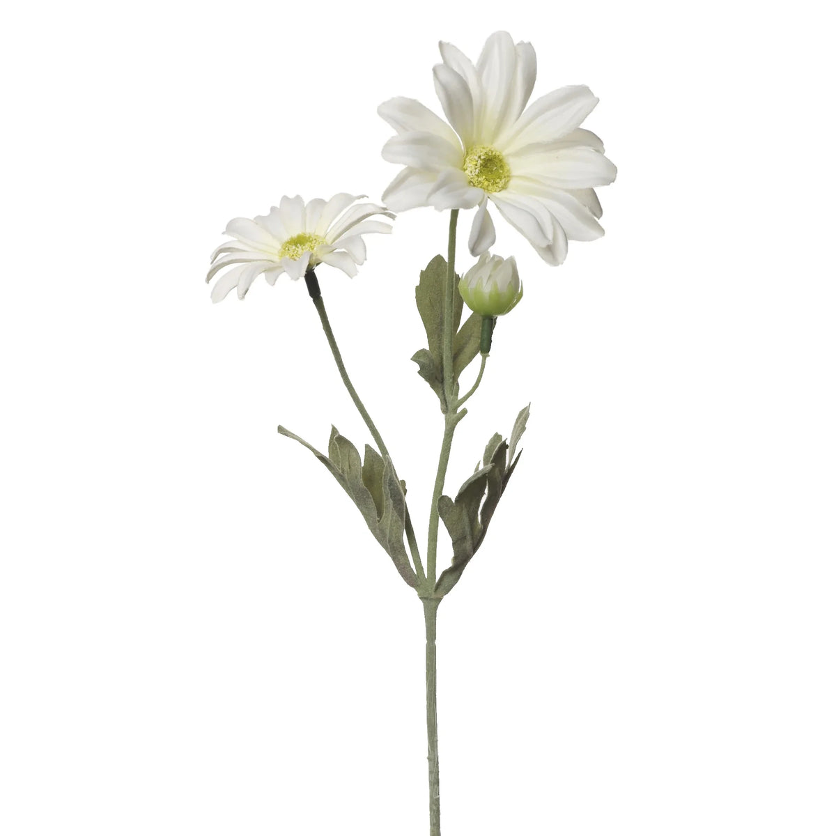 Vara de Margarita artificial de 37 cm, color blanco