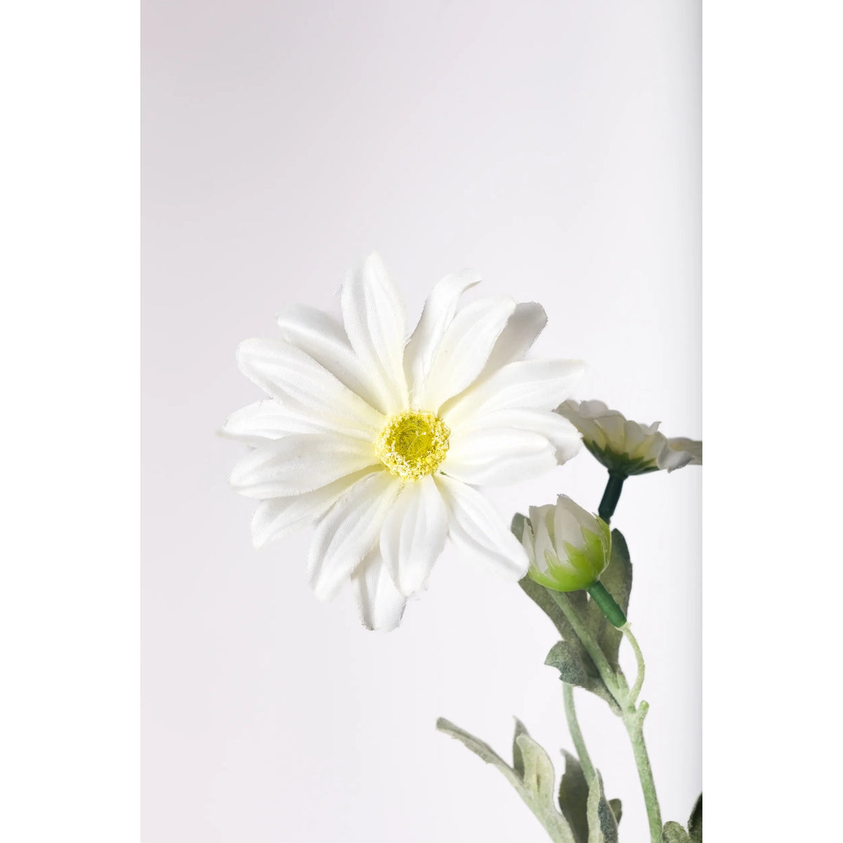 Vara de Margarita artificial de 37 cm, color blanco