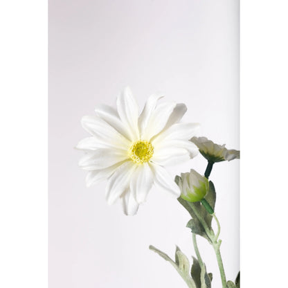 Vara de Margarita artificial de 37 cm, color blanco