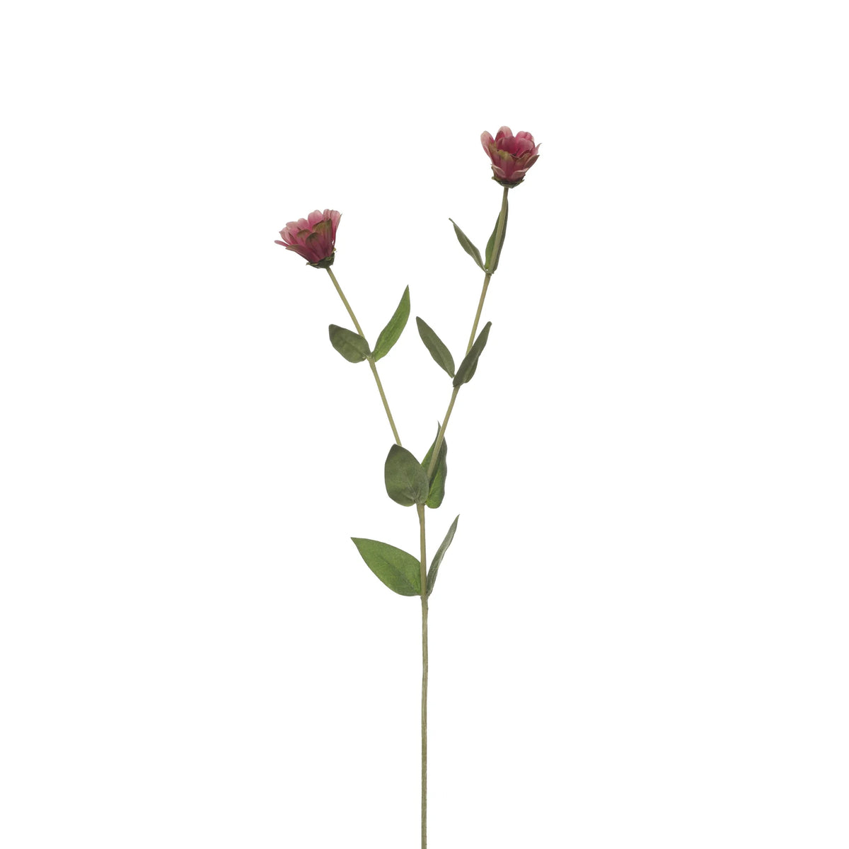 Zinnia artificial Mini de 55 cm, color malva